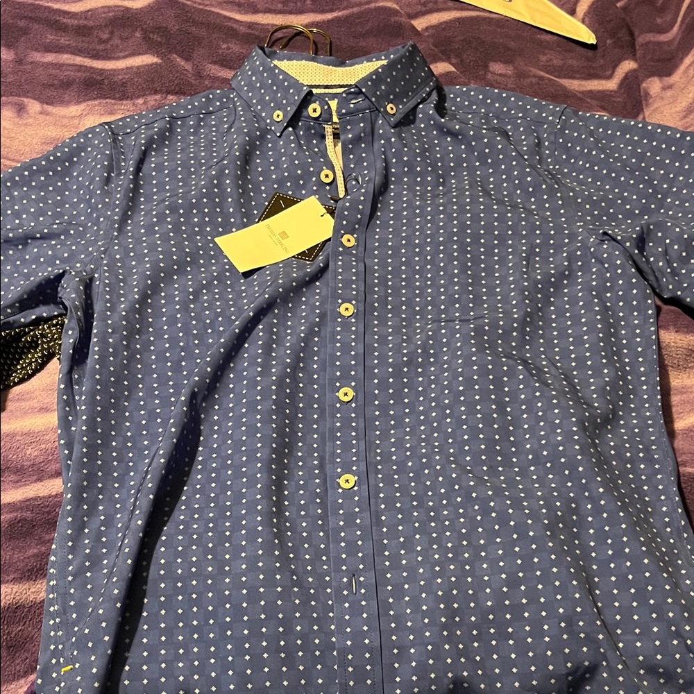Thomas sterling stretch button up